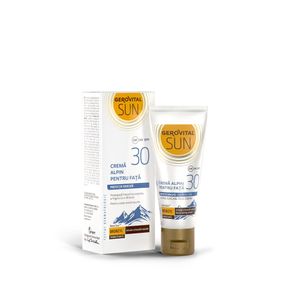 Crema alpin pentru fata Gerovital Sun SPF30, 30ml