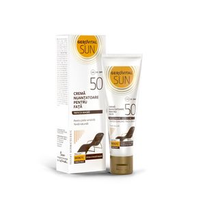 Crema nuantatoare pentru fata Gerovital Sun SPF50, 50ml