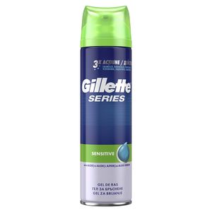 Gel de ras Gillette Series Sensitive, 200 ml