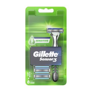 Aparat de ras Gillette Sensor3 Sensitive + 5 rezerve