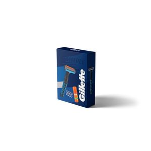 Set pentru cadou barbati Gillette aparat de ras Sensor3 + gel ras, 300.358gÂ