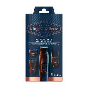 Aparat de tuns barba Gillette King, 3 piepteni inclusi