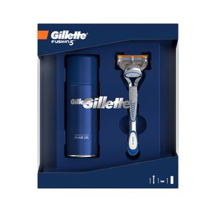 Pachet Gillette: Aparat de ras Fusion5 + gel de ras Fusion5 Ultra Sensitive 75 ml