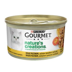 Hrana umeda pisici Gourmet Nature's Creations Pui&Rosii, 85 g