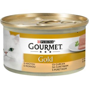 Hrana umeda pentru pisici Purina Gourmet Gold Mousse cu gust de curcan, 85 g