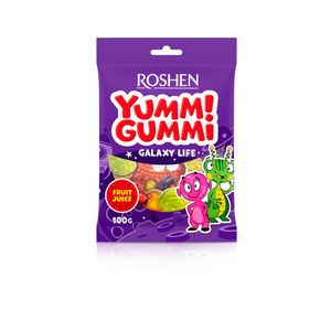 Jeleuri cu aroma de suc de fructe Yummi Gummi, 100g