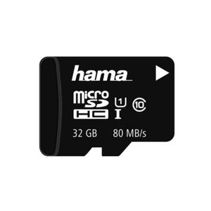 Card de memorie microSDHC UHS-I Hama Memory Fast 80 cu capacitatea de 32GB