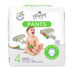 Scutece-chilotel Happy Pants Maxi, 8-14kg, 24 bucati
