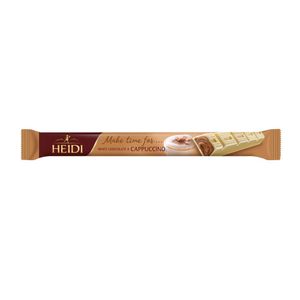 Baton de ciocolata alba cu umplutura de cafea Heidi, 37g