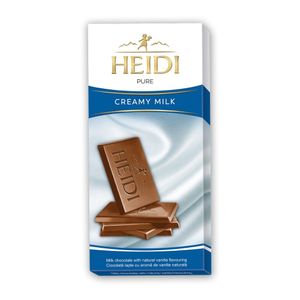 Ciocolata Heidi Pure Creamy Milk, 80 g