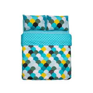 Lenjerie de pat din bumbac Heinner Home, 4 piese, 220x240cm, model Ayo