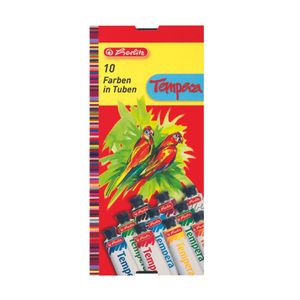 Set Tempera Herlitz, 10 culori, 16 ml