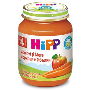 Piure cu morcovi si mere Hipp 125 g