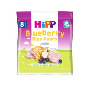 Rondele de orez cu afine Hipp, de la 8 luni, 30 g