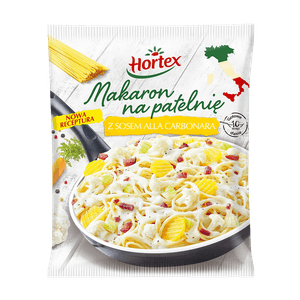 Spaghete la tigaie Hortex cu sos carbonara 450 g