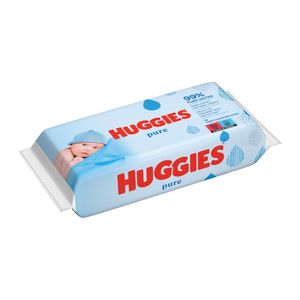 Servetele umede bebelusi Huggies Pure, 56 bucati