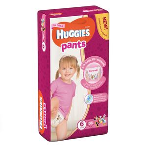 Scutece Chilotel Huggies Pants D Mega pack, marimea 6, fete, 15 - 25 kg, 36 bucati