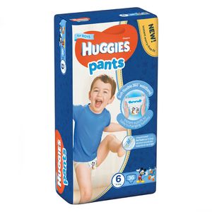 Scutece Chilotel Huggies Pants D Mega pack, marimea 6, baieti, 15 - 25 kg, 36 bucati