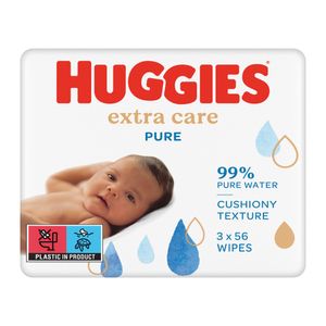 Servetele umede Huggies, 3 pachete x 56, 168 bucati