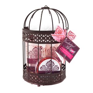Set pentru cadou cosmetice de baie Indulge Me Gloss, 5 piese + colivie