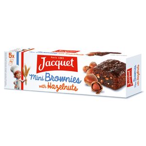 Mini brownie cu alune Jacquet 5x30g