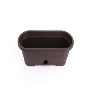 Jardiniera Harplast Verbena 300 cu suport maro