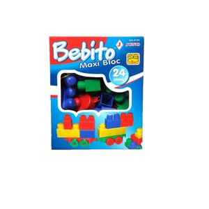 Joc de constructie Bebito maxi bloc-24 piese Juno