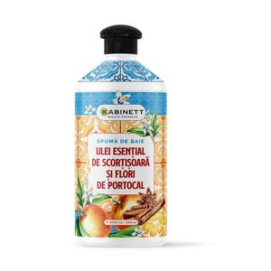 Spuma de baie cu ulei esential de scortisoara si floare de portocal Kabinett, 1000ml