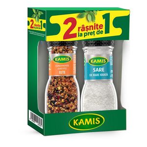 Pachet promo Kamis: rasnita amestec iute si rasnita sare de mare