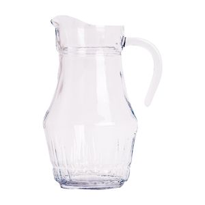 Carafa Lodan din sticla transparenta cu model 1.7L