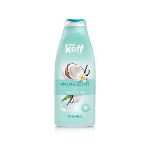 Gel de dus vanilla coconut Keff, 500ml