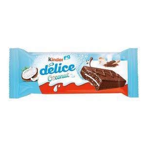 Felie de lapte Kinder Delice Cocos, 37g