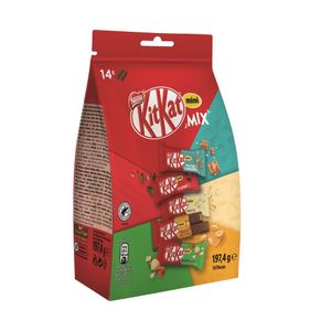 Batoane de ciocolata Pachet Mini mix KitKat, 197,4g