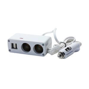 Adaptor Kraftmann pentru bricheta, 2 x 12 V si 2 USB