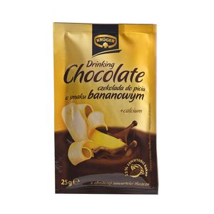 Bautura de ciocolata Kruger cu aroma banana, plic 25 g