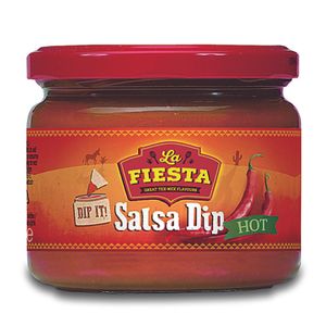 Sos de tomate cu ardei iute La Fiesta Salsa Dip Hot, 315 g