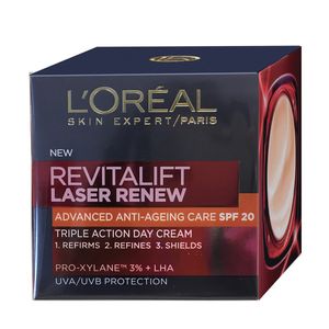 Crema antirid pentru fata L'Oreal Paris Revitalift Laser X3 de zi SPF 20 50 ml