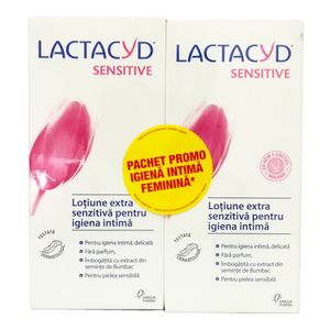 Lotiune pentru igiena intima Lactacyd extra sensitiva, 200 ml, 1+1-50%