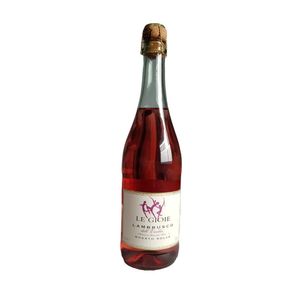 Vin spumant rose Lambrusco Le Gioe, alcool 8%, 0.75 l