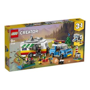 LEGO Creator 3 in 1 - Vacanta in familie cu rulota 31108, 766 piese