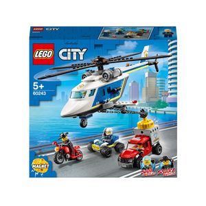 LEGO City Police - Urmarire cu elicopterul politiei 60243, 212 piese