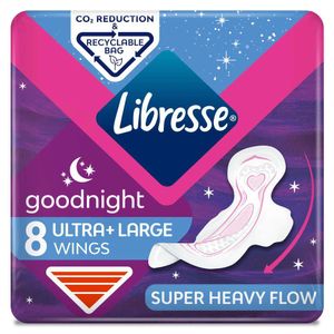 Absorbante Libresse Fresh Protect Ultra Goodnight 8 bucati