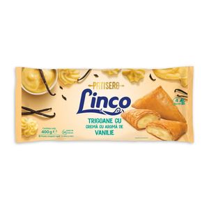 Trigoane cu vanilie Linco patisero, 400g