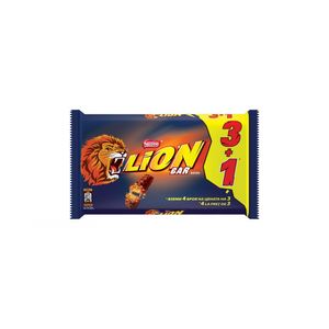 Baton de ciocolata Lion cu interior de caramel, 42 g