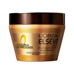 Masca nutritie intensa L'Oreal Paris Elseve Ulei Extraordinar pentru par uscat, 300 ml