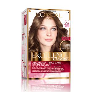 Vopsea de par permanenta L'Oreal Excellence Creme 5.3 Natural Golden Brown