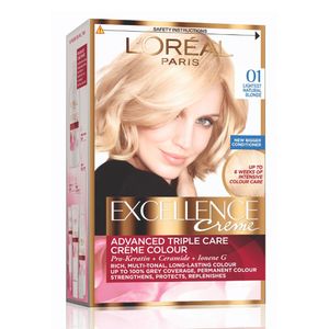 Vopsea de par permanenta L'Oreal Excellence Creme 01 Lightest Natural Blonde