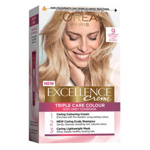 Vopsea de par L'Oreal/Excellence 9 Natural Light Blonde