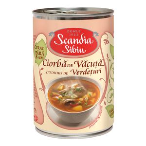 Ciorba de vacuta cu verdeata Scandia Sibiu, 400g