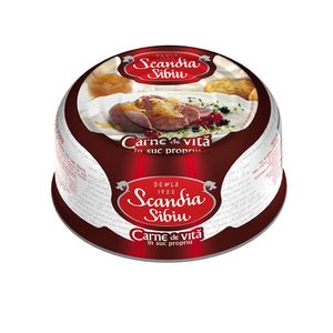 Conserva cu carne de vita Scandia Sibiu, 300g